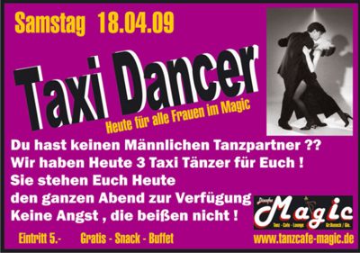 Die Taxitaenzer im Tanzcafe Magic