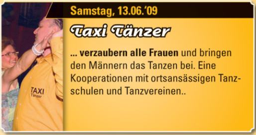 Taxitanzen im Tanztreff Bergisch Gladbach